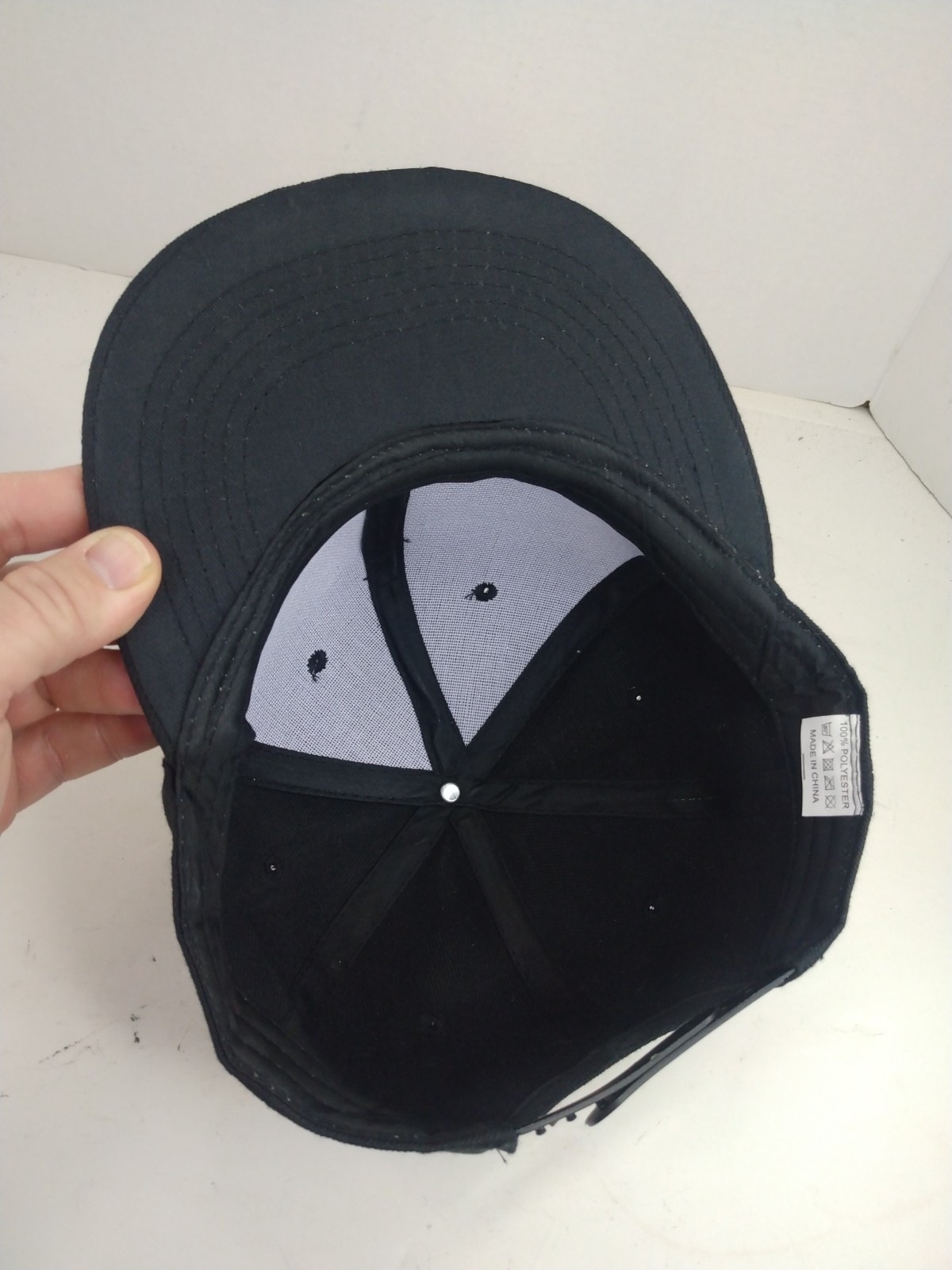 Little Caesars Pizza Black Adjustable Strap Back Employee Uniform Hat Cap image 8