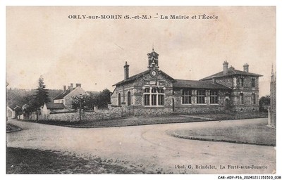CAR-ADYP16-1108-77 - ORLY-SUR-MORIN - Die Gemeinde Und Die Schule