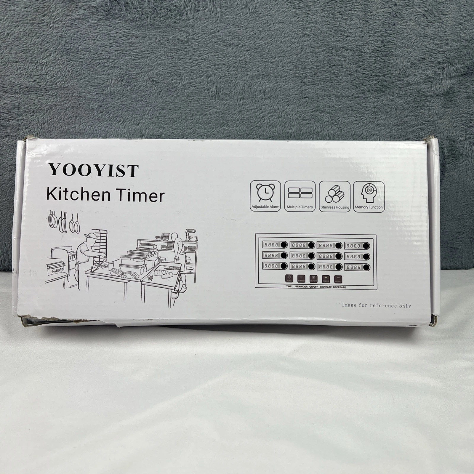Commercial Kitchen Timers 12 Channel Stainless Steel LED Digital Timer Reminder
Opens in a new windo