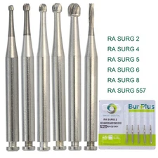 Wave Dental Carbide Bur Latch Oral Surgical 26mm Long Shank for Contra Angle