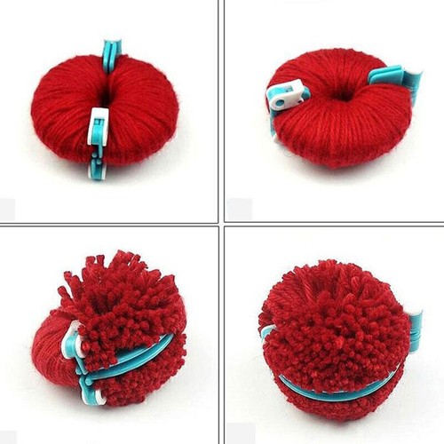 8 Stück Pompon Set Selber Machen Bommel Maker Pompom Macher 4 Größen Kunst E6Q4 - Bild 7 von 13