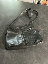 American Leather Co Black Crossbody Bag