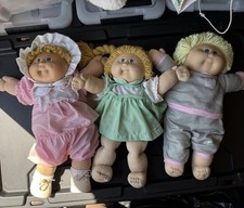 Vintage Cabbage Patch Kids Doll Lot of 3 Cole...