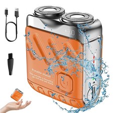 NEW Double Ring Pocket travel Shaver Mini Men Shaver Portable Beard Razor USB-C