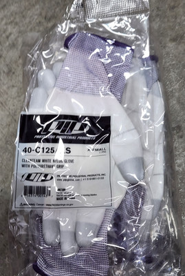 12 PAIRS - PIP STYLE #40-C125 SIZE-XS NYLON KNIT GLOVES W/ URETHANE PALM COAT