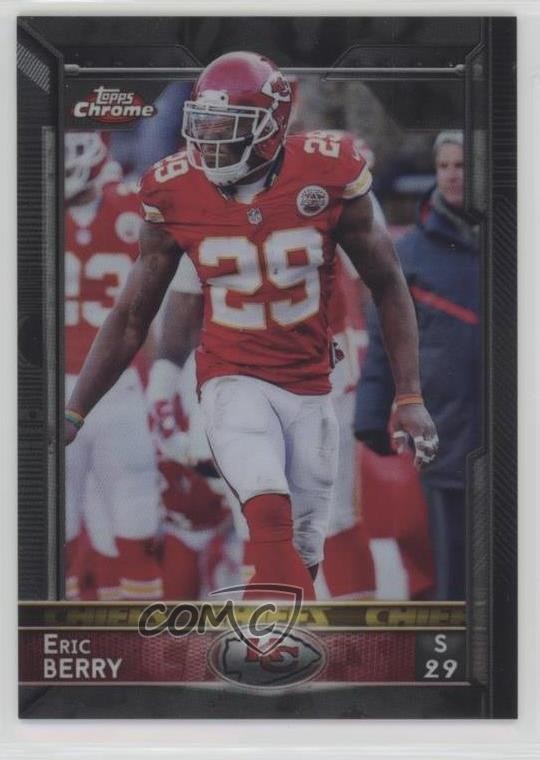 2015 Topps Chrome Black Refractor 106/299 Eric Berry #71 r0m