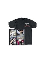 Hot New Scarce WWE Eddie Guerrero GTA Latino Heat 2-Sided Shirt Men Cotton Tee