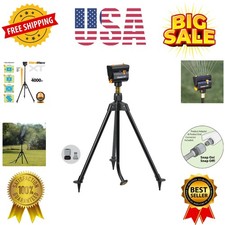 MiniMax Turbo Oscillating Sprinkler on Tripod, 4000 sq. ft., 4-Way Adjustable...