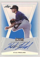 2014 Leaf Metal Draft Blue Prismatic 14/50 Kyle Freeland #BA-KF1 Auto 3c7