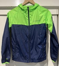 Vineyard Vines Kids Performance Medium Windbreaker Jacket Navy/Lime