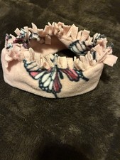Handmade Girls Ear Warmer Pink 23  Head Circumference 4  high