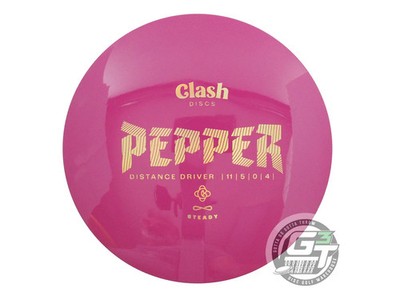 NEW Clash Discs Steady Pepper 177g Purple Gold Holo Foil Distance Driver Disc