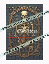 1000 piece jigsaw puzzle Gothic skeleton occult gothic