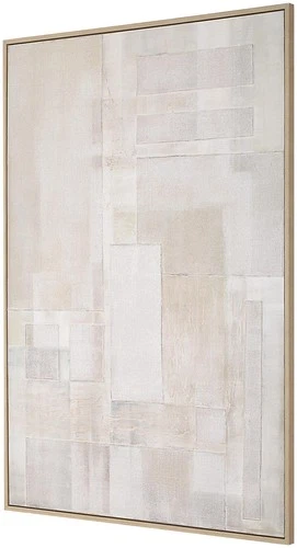 Uttermost 32377 Erase 74" x 50" Framed Abstract Painting - MultiColor - Picture 1 of 5