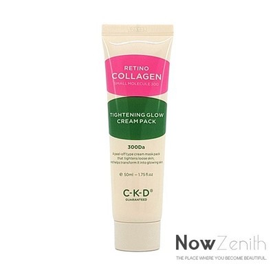 CKD Retino Collagen Small Molecule 300 Tightening Glow Cream Pack SET 50mL+Brush