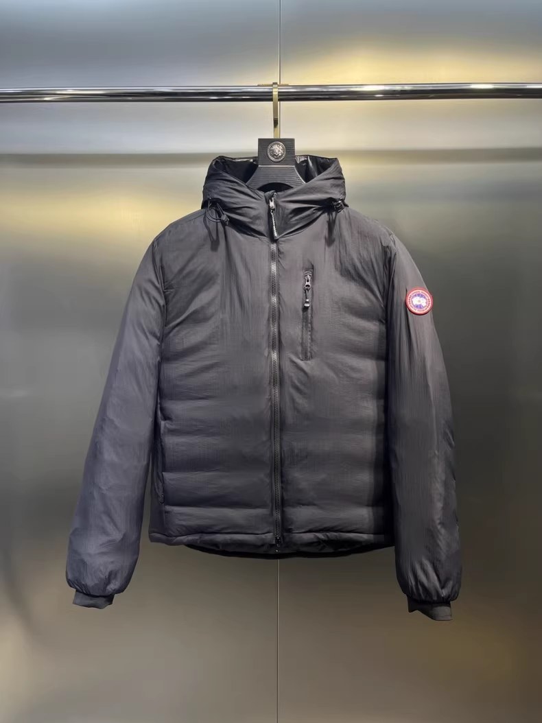 CANADA GOOSE 5078M Lodge Hoody Puffer Jacket Black Men's M-XXL free shipping