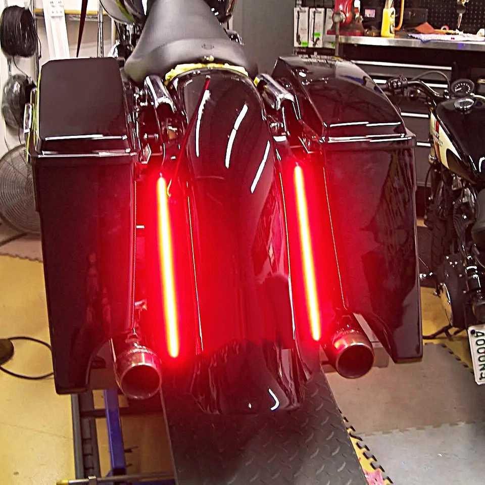 22" LED Taillight Strip Kits For Harley Touring With Bagger Stretched Fender - Image 4 of 4