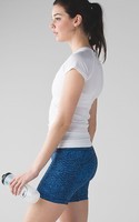 Lululemon Snake Samba Blue Speed Track Shorts 2 Lululemon Snake Samba Blue Speed Track Shorts 2
