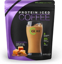 Chike Caramel High Protein Iced Coffee, 20 G Protein, 2 Shots Espresso, 1 G Suga