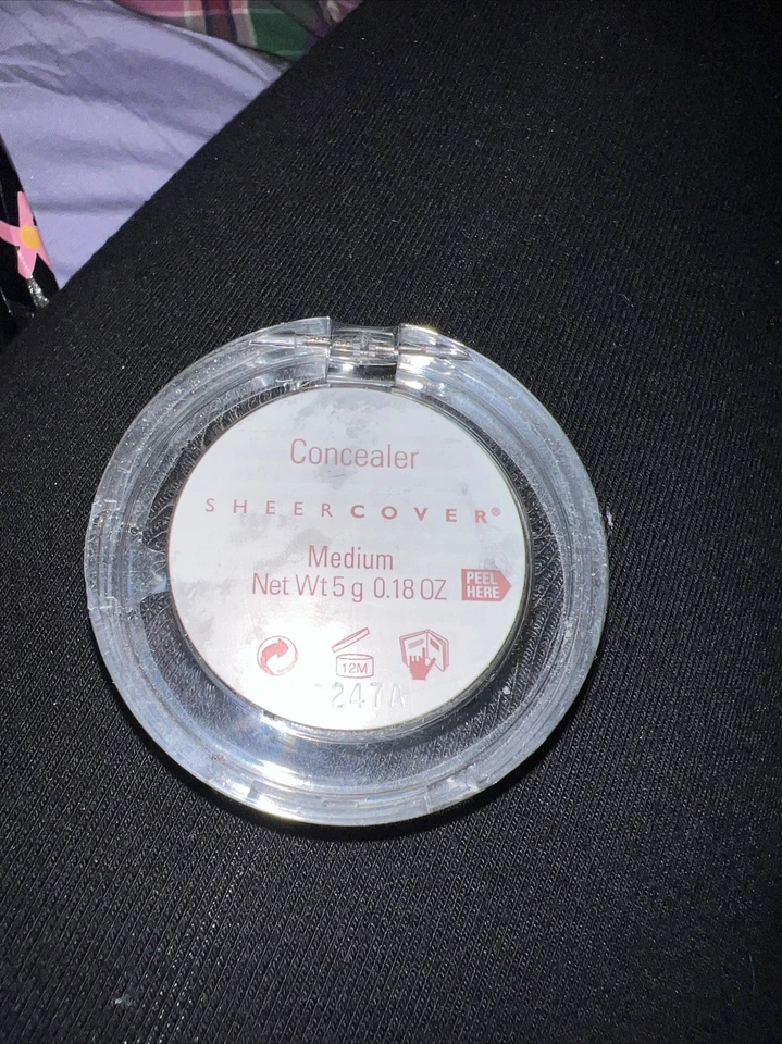 Sheer Cover MEDIUM Concealer Size 5g gram Face Makeup Rare New Sealed - Image 2 of 2