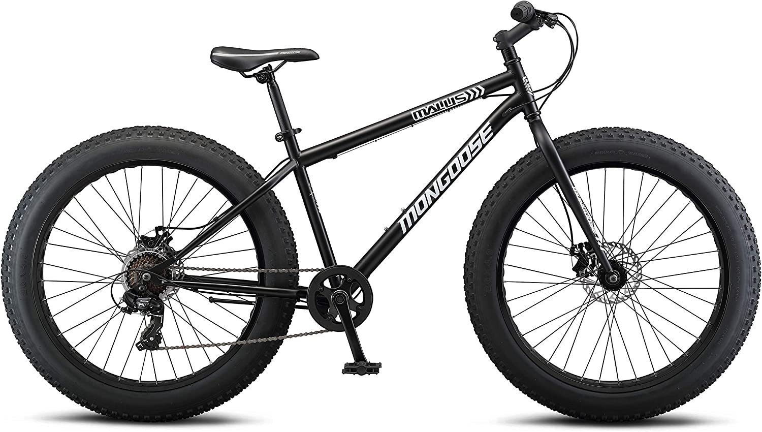 Malus Mens and Women Fat Tire Mountain Bike, 26-Inch Bicycle Wheels, 4-Inch Wide