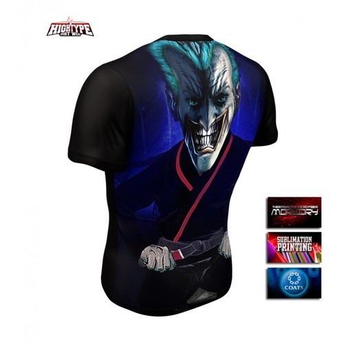 HighType Jiu Jitsu Fighter Light Rash Guard MMA BJJ Fightwear Compression - Picture 3 of 5