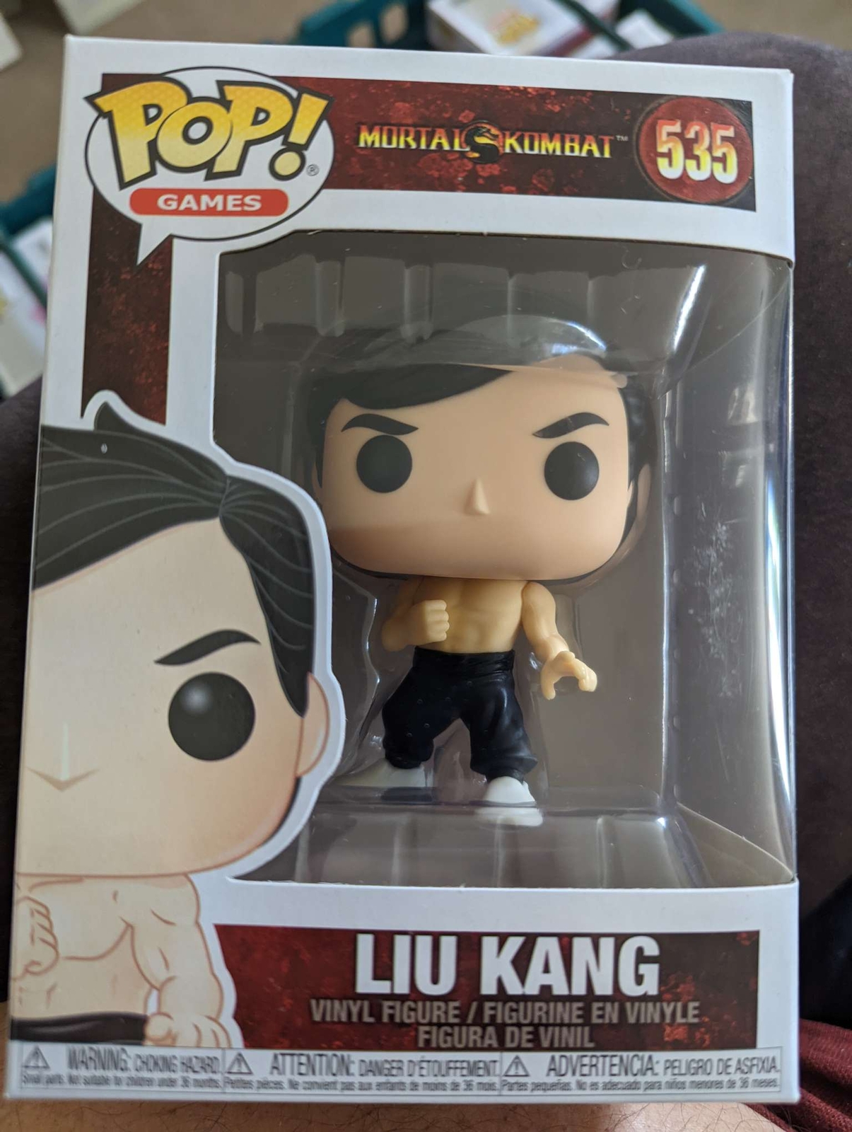 Damaged Box Funko Pop Games - Mortal Kombat - Liu Kang #535