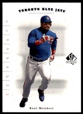 2001 UD SP Authentic Raul Mondesi . Toronto Blue Jays #10