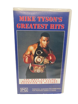 Vintage 1987 Mike Tyson's Greatest Hits VHS UP Video Sports Australia