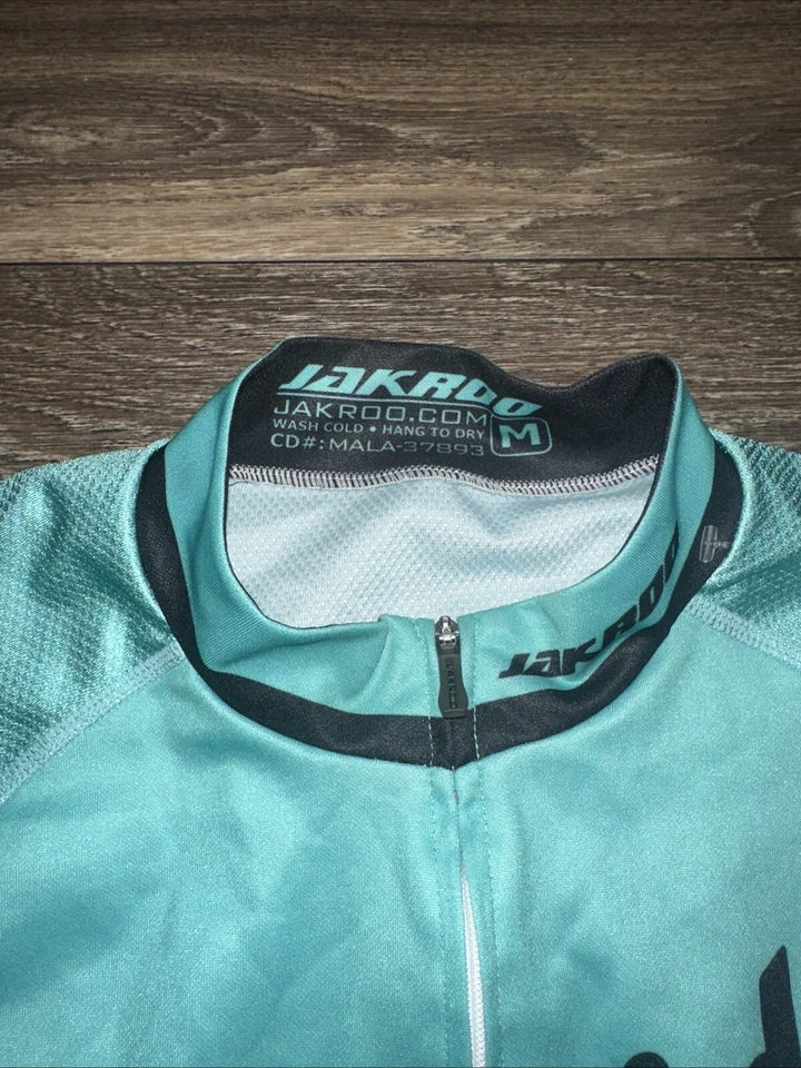 Camiseta masculina de ciclismo Jakroo média The Intrepid Okanagan azul-petróleo #GG - Imagem 3 de 4