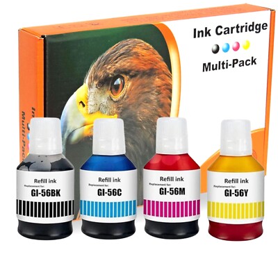 Tinte Nachfülltinte für Canon Maxify GX3050 GX4050 GX5050 GX5550  GI-56