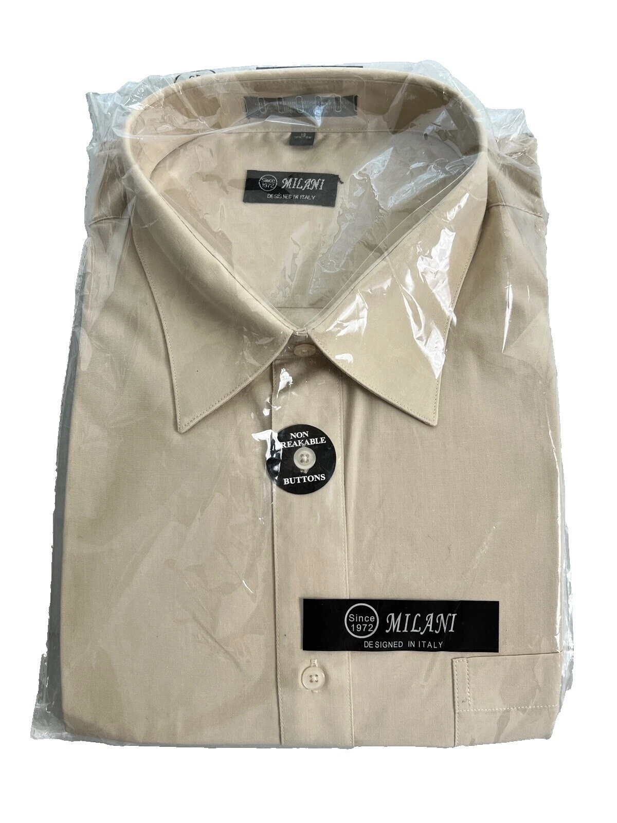Milani Cotton Blend Dress Shirts for Men
