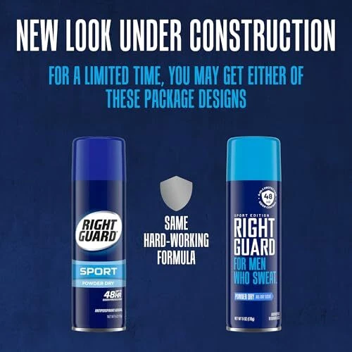 Paquete de 3 desodorantes deportivos Right Guard control de olores de 48 horas para hombre Foto 2 de 4