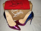 100% AUTH NEW WOMEN LOUBOUTIN DEGRASPIKE 120 OMBRE PATENT SPIKE PUMP/HEEL US 6.5 — photo 4
