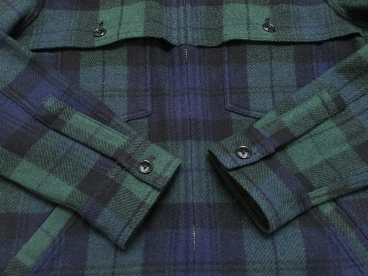 Wallace & Barnes J.Crew Checked Wool-Blend Long Sleeve Mens Wallace & Barnes J.Crew Checked Wool-Blend Long Sleeve Mens