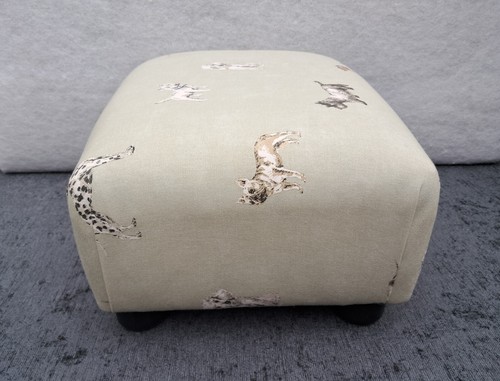 Footstool / Small Stool / Dog Step, Dog Fabric. French Bulldog, - Picture 11 of 15