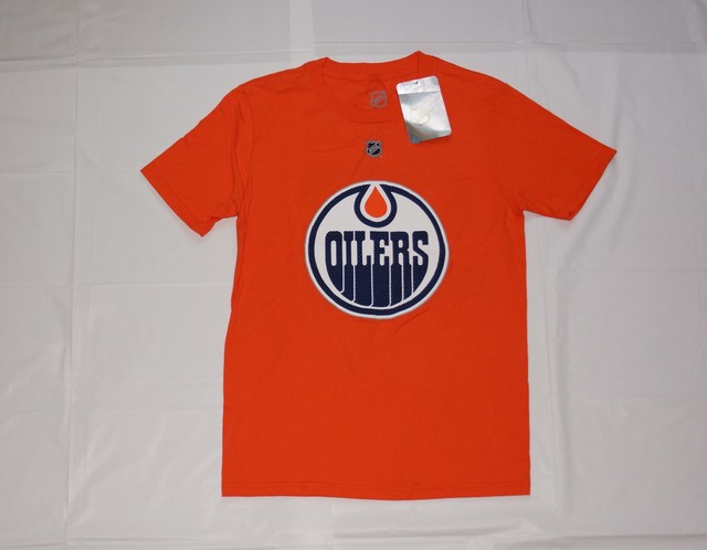 NHL Edmonton Oilers McDavid 97 Youth Kids T-Shirt Size M 10/12 Orange Color | eBay