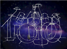 Handcrafted Wire Drummer with
