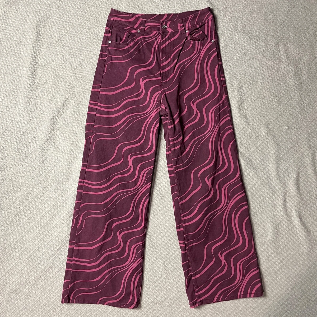 H&m Wide Leg Twill Pants 70sfashion hm Depop, 60 OFF