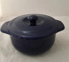 Chantal INDIGO BLUE Covered Baking Casserole Dish 1.25 qt. w Handles