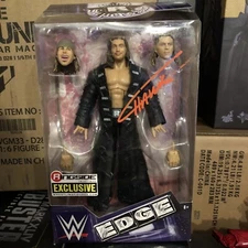 WWE Elite Rated R Superstar Edge w/Heads Ringside Exclusive, Signed