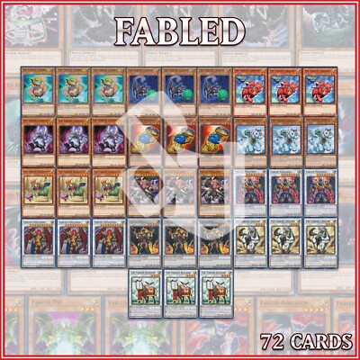 yugioh master duel fabled deck Fabled Leviathan Deck -Fabled YuGiOh Complete Deck 70+ Cards