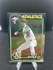 Joe Boyle 2024 Topps Chrome Rookie Card #91 Oakland A's RC