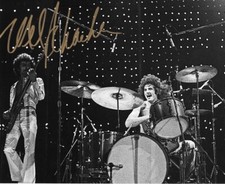 * MEL SCHACHER * signed 8x10 photo * GRAND FUNK RAILROAD * PROOF * 15