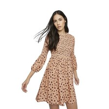 NWT Glamorous Peach Floral Dress in Peach Size US 8 (UK 12)