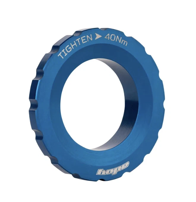 Rotor De Frein Hope Flottant Dent De Scie 140mm - Bleu, NOS, Neuf Sous Blister