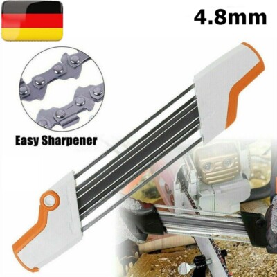 2in1 Feilenhalter 4,8 mm für 3/8'' P-Sägekette,Schärfgerät Schärfen Kit für STIHL