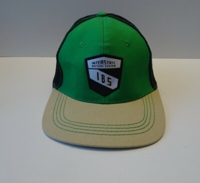 IBS Interstate Battery System Trucker Hat Snapback baseball Cap GreenKhakiBlack