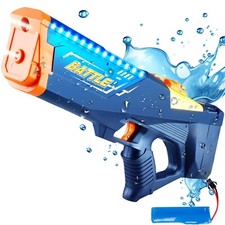 Lighting Water-Gun Swimming Pool Toys for Kids Adults Rechargeable Automatic Wa