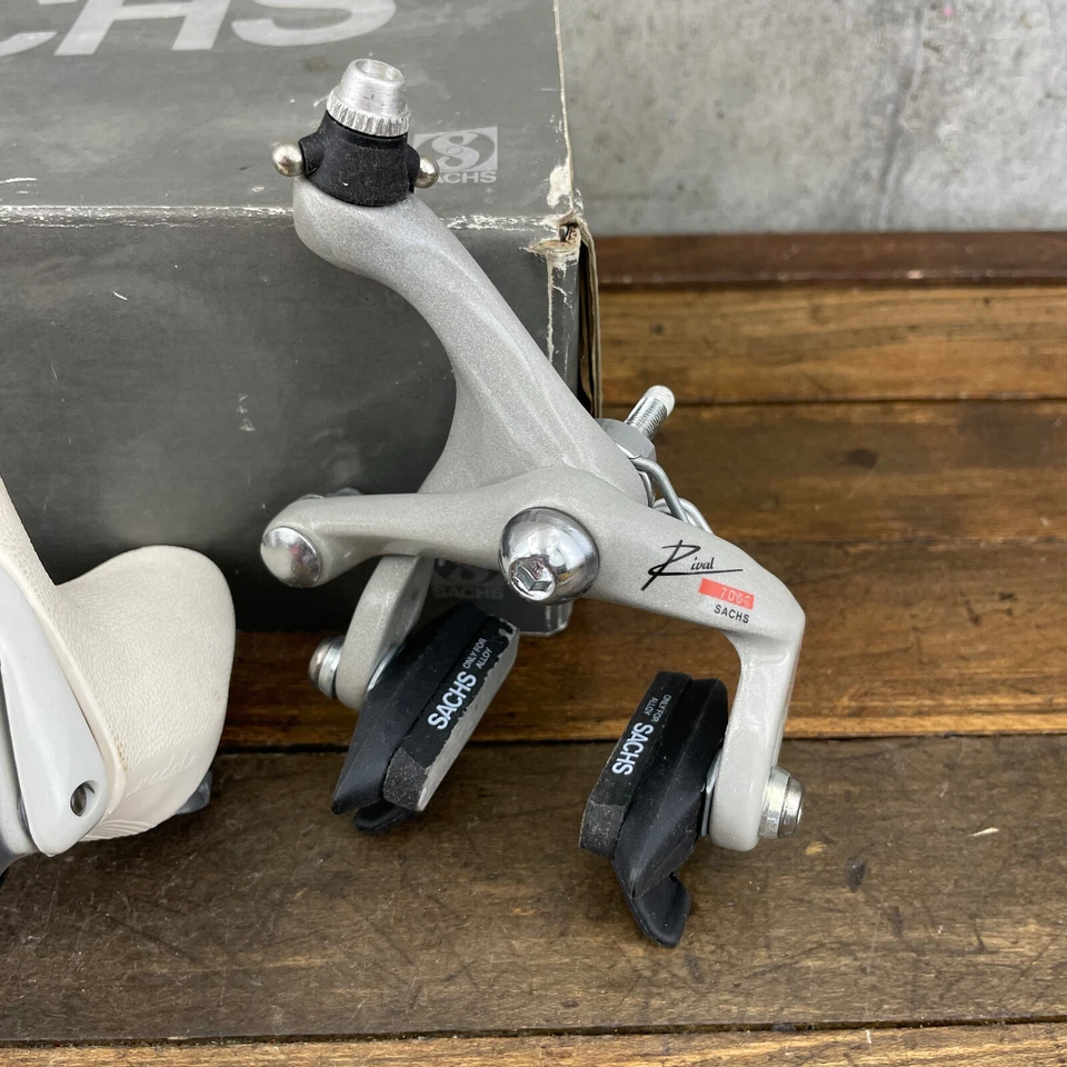 Juego de palancas de freno Sachs vintage NOS Modolo Rival 7000 Sport Eroica Race Foto 4 de 4